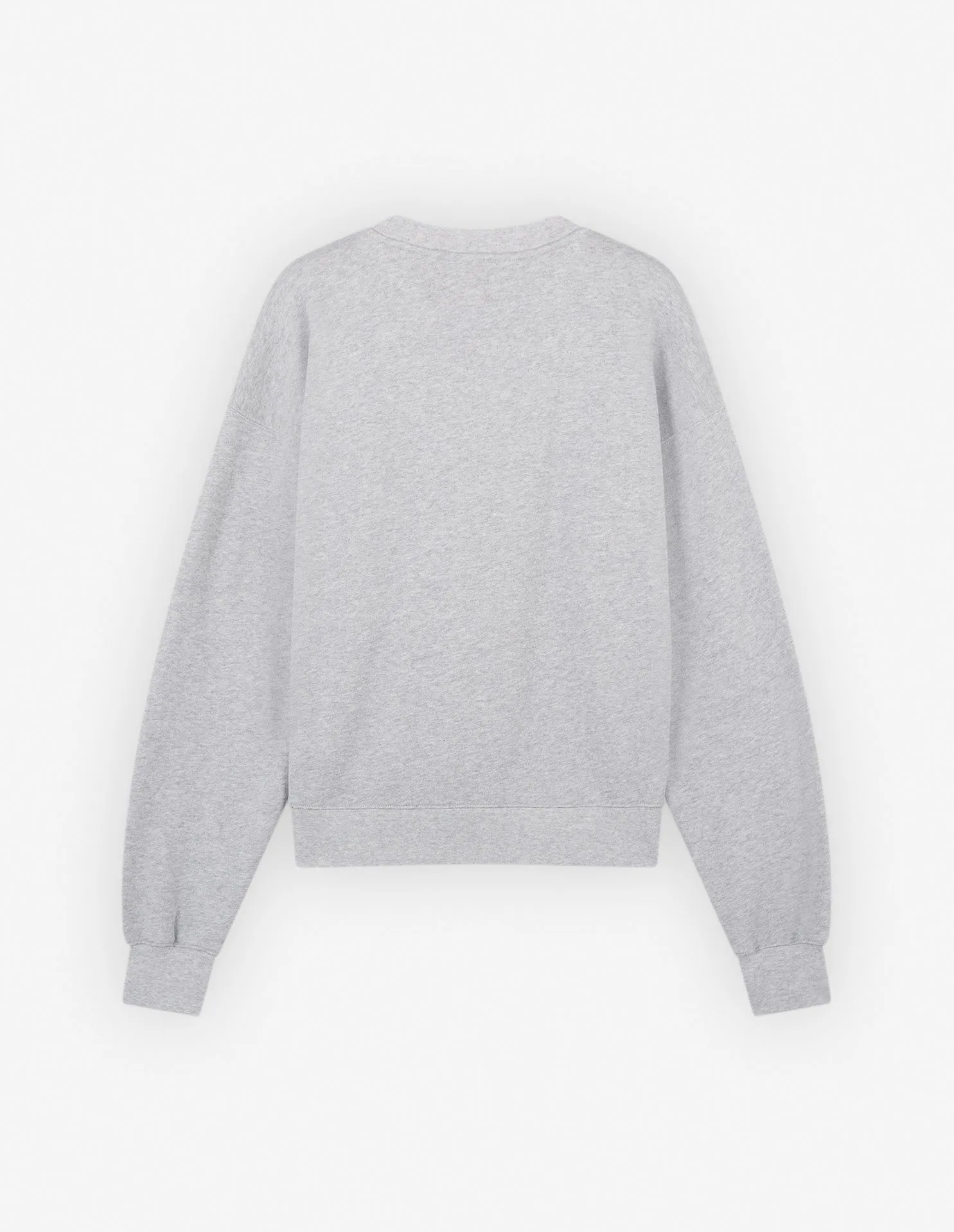 Maison Kitsune Women's Flowers Comfort Sweatshirt Light Grey Melange LW00305KM0307 H120