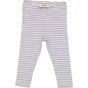 MarMar Modal Rib Space Blue Stripe Leggings