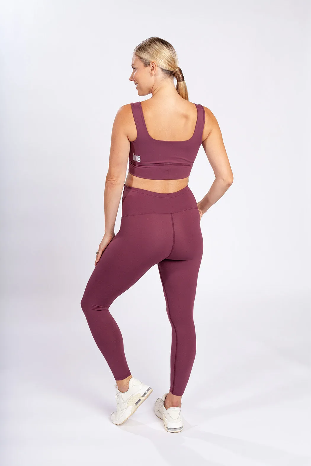 Maroon Maternity & Beyond Set