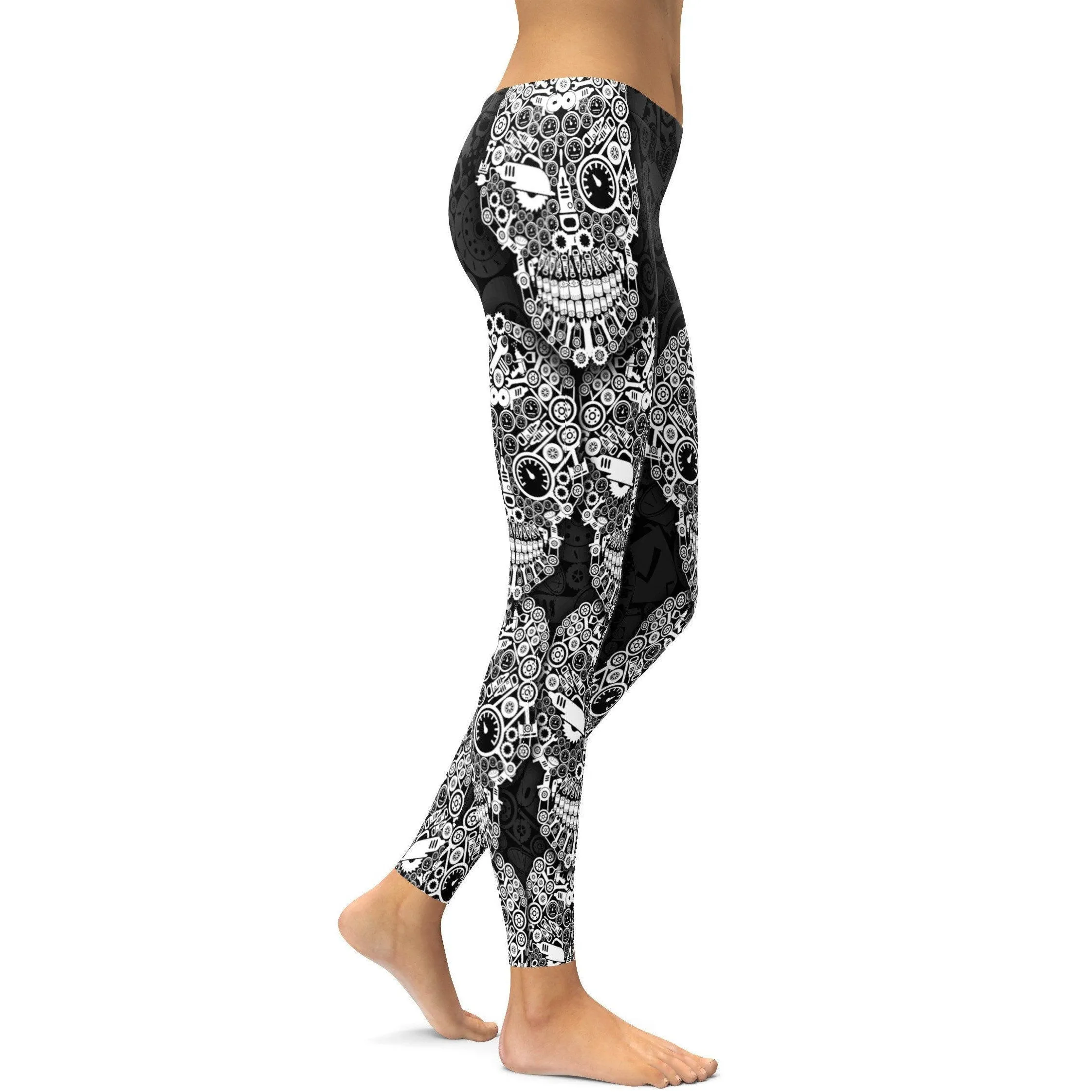 Mechanic Skull Leggings