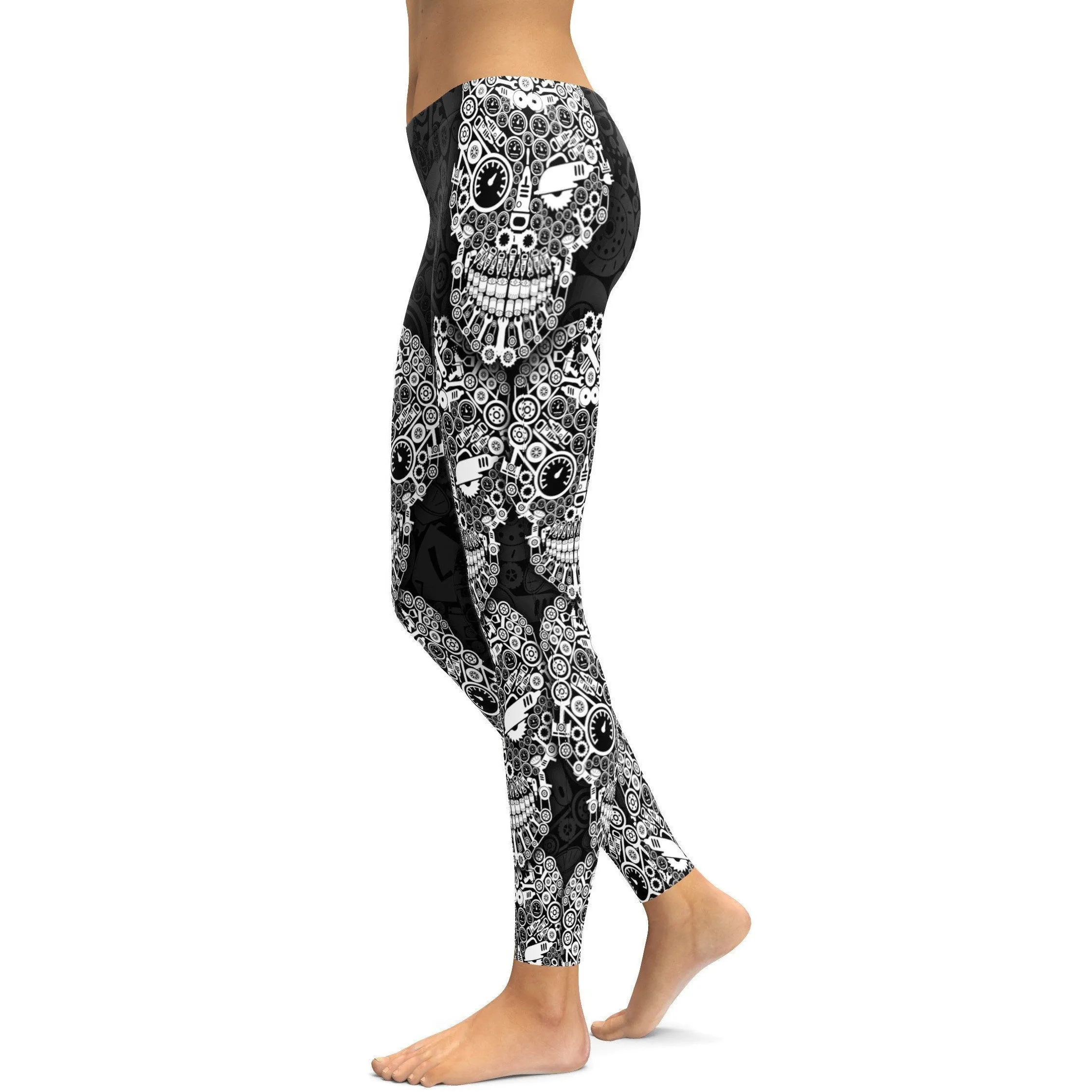 Mechanic Skull Leggings