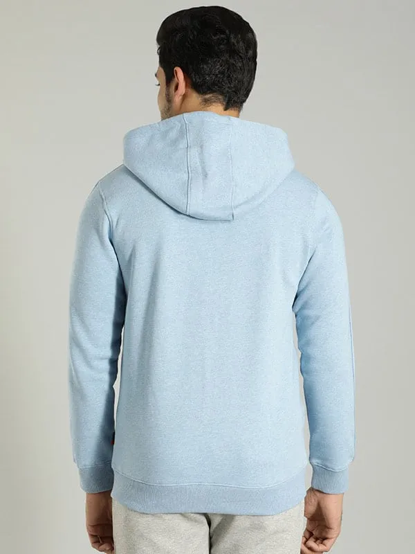 Men Solid Full Sleeve Sweatshirt with Hoodie