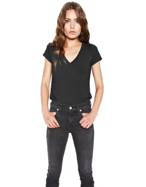 Michael Lauren Kendrick Fitted V-Neck Tee