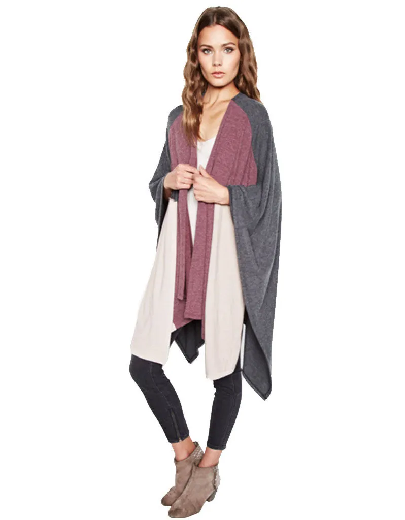 Michael Lauren Reeves Colorblock Blanket Wrap