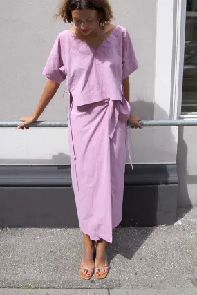 MR. LARKIN, Carlo Wrap Skirt, Orchid