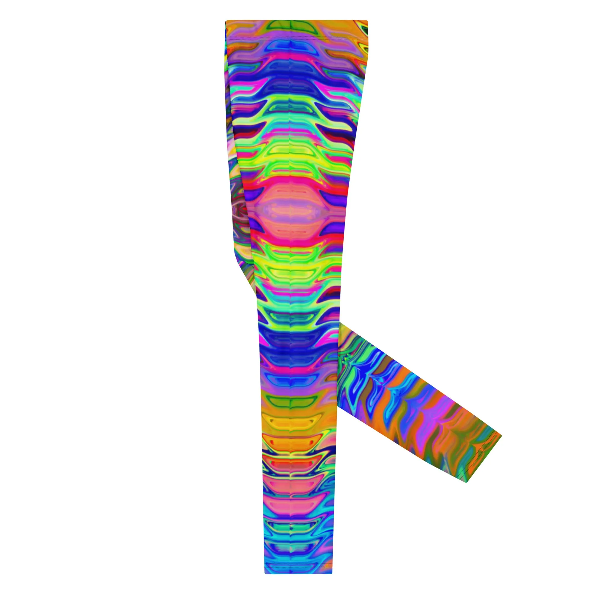 Neon Wave Men’s Leggings