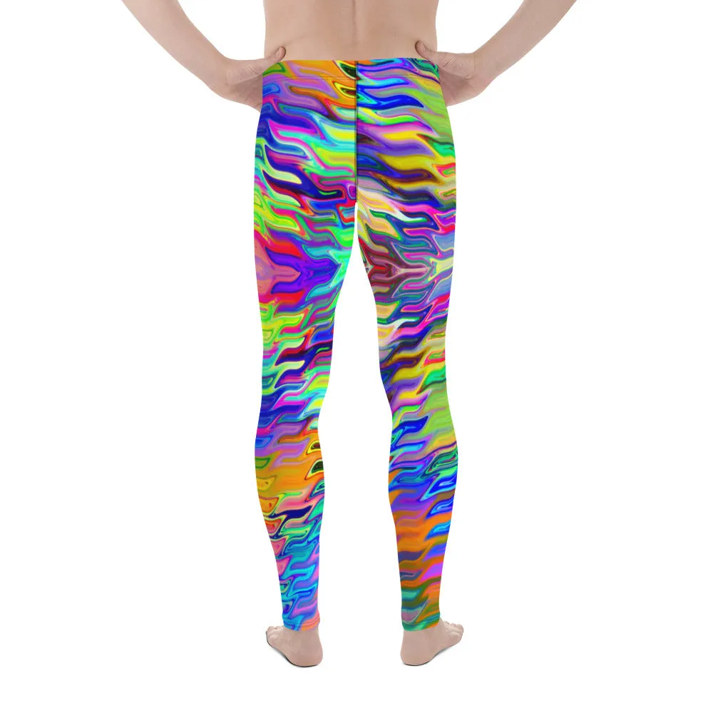 Neon Wave Men’s Leggings