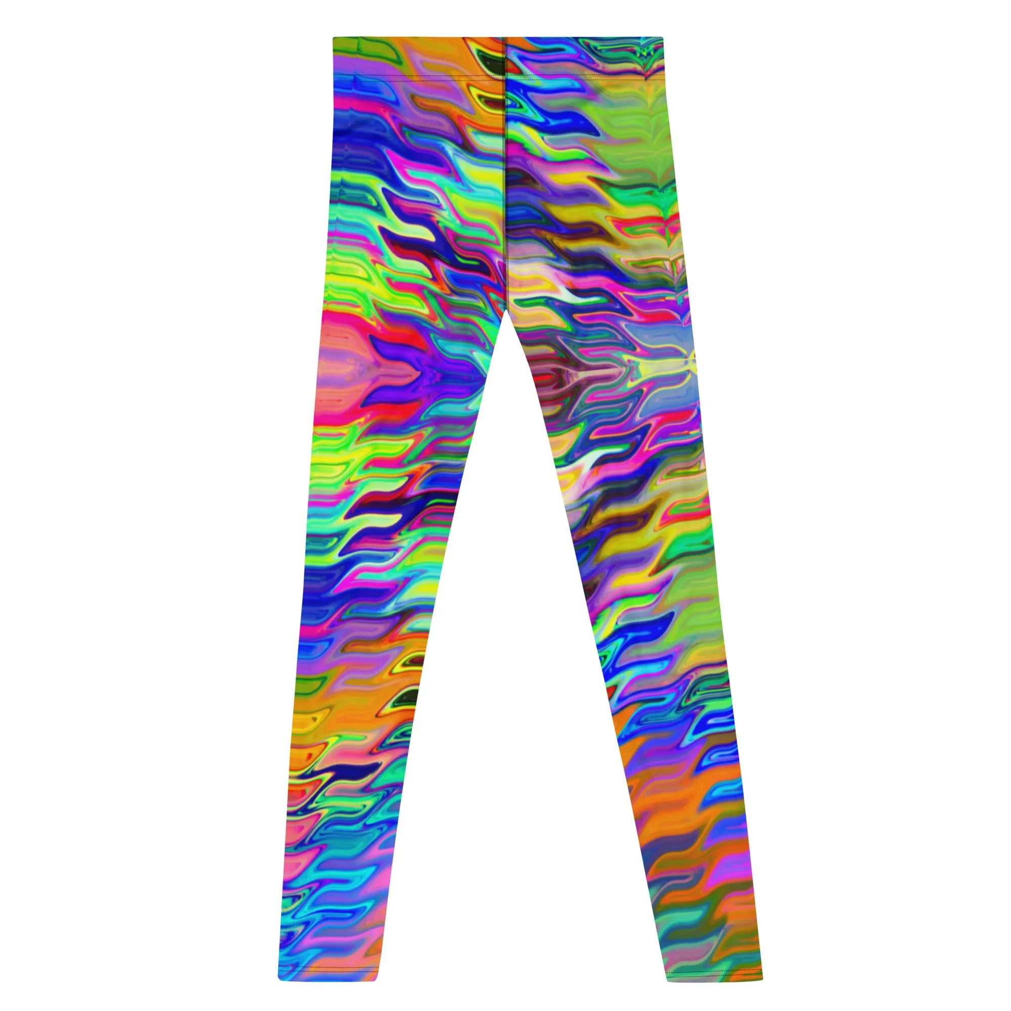 Neon Wave Men’s Leggings