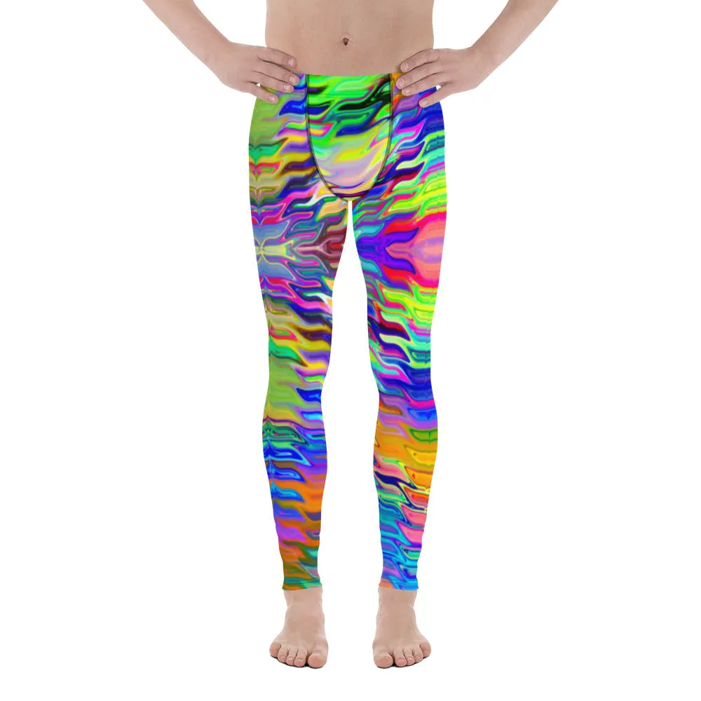 Neon Wave Men’s Leggings