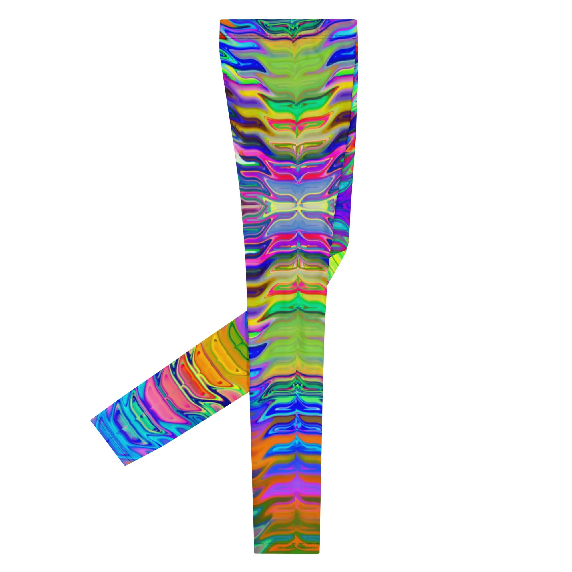 Neon Wave Men’s Leggings