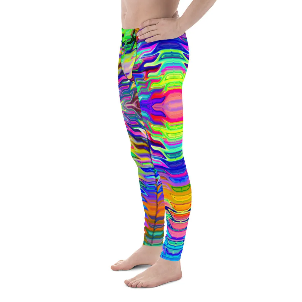 Neon Wave Men’s Leggings