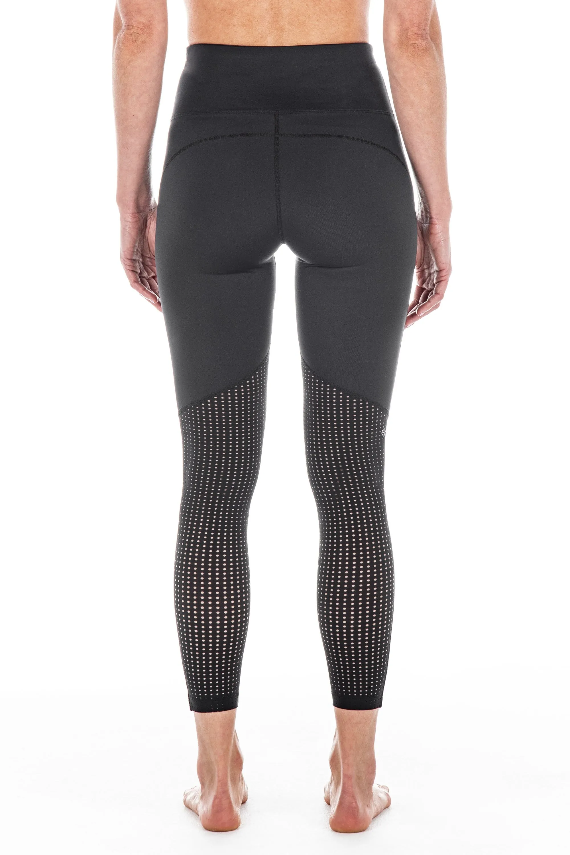 New Black / Italian Mesh | Moana Activewear Leggings