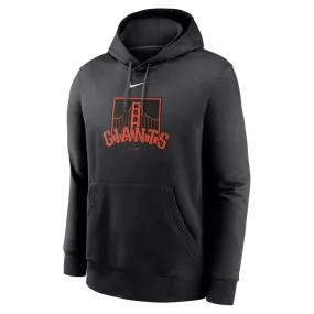 Nike San Francisco Giants  Alternate Logo Club Pullover Hoodie - Black