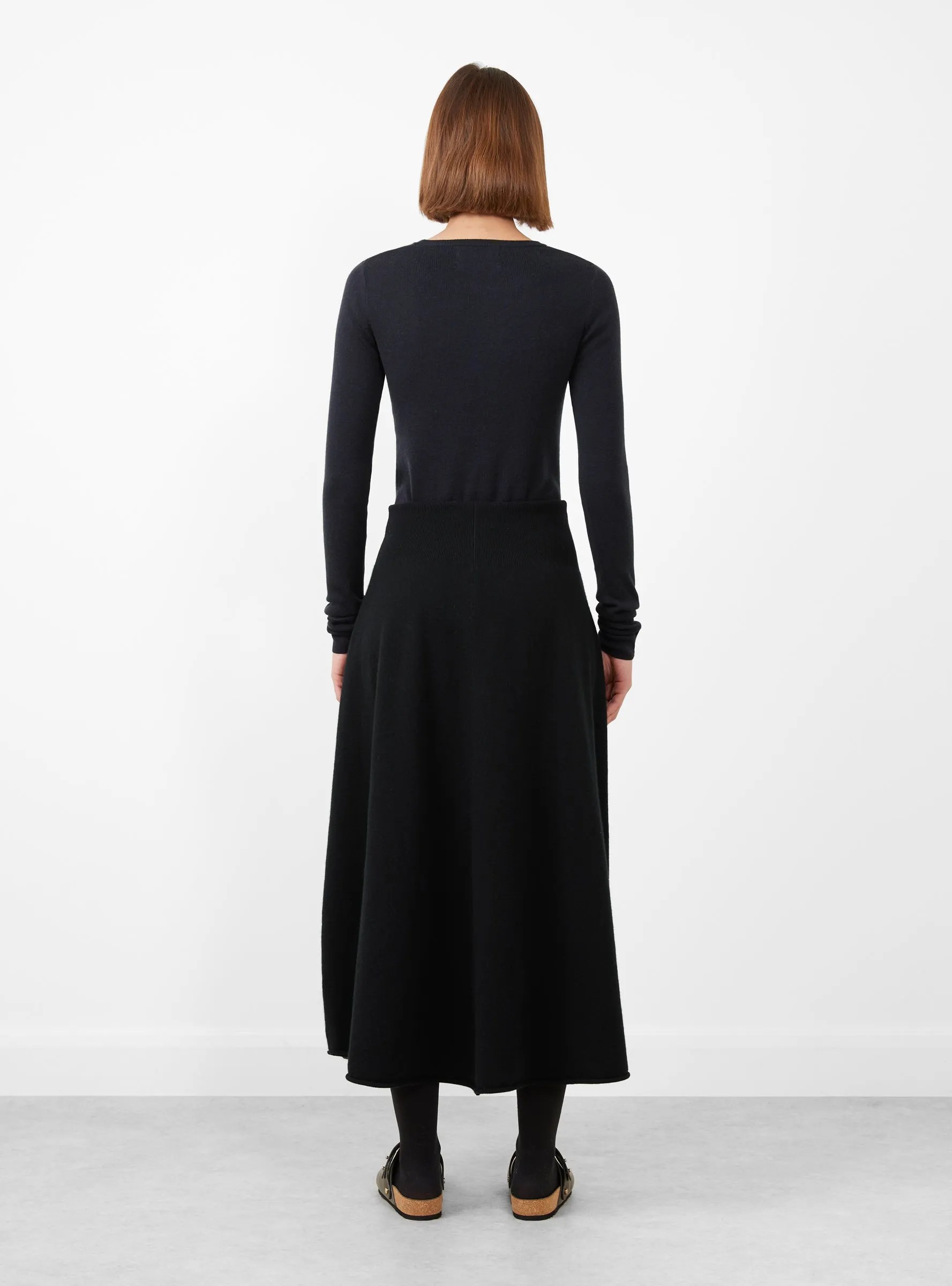 No.388 Ease Skirt Raven