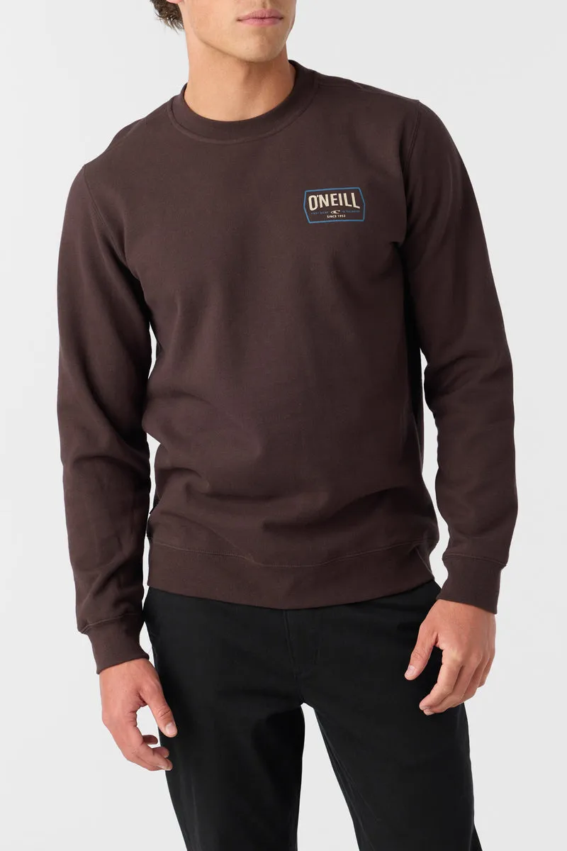 O'Neill Fifty Two Crew Sweatshirt-Seal Brown