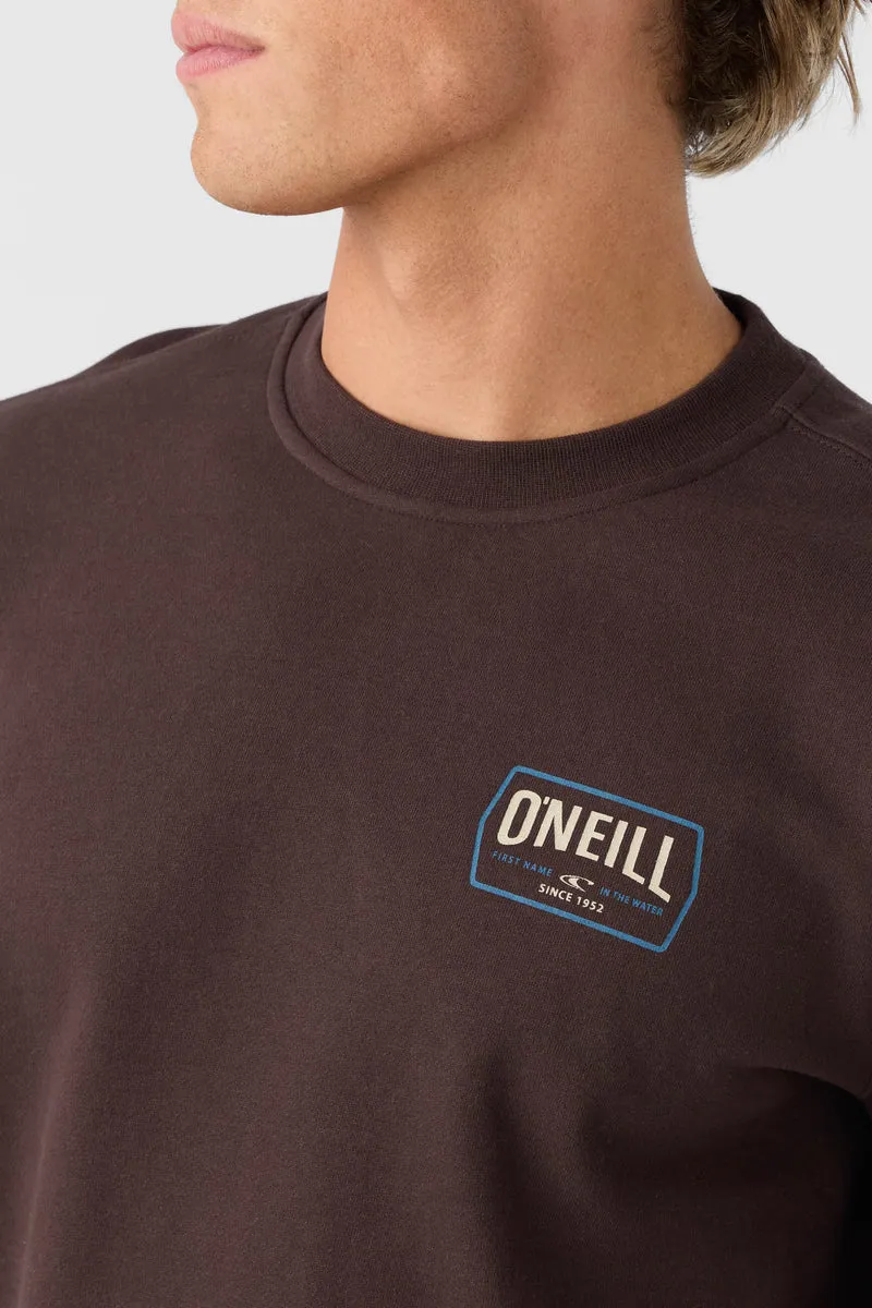 O'Neill Fifty Two Crew Sweatshirt-Seal Brown