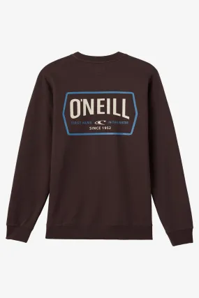 O'Neill Fifty Two Crew Sweatshirt-Seal Brown