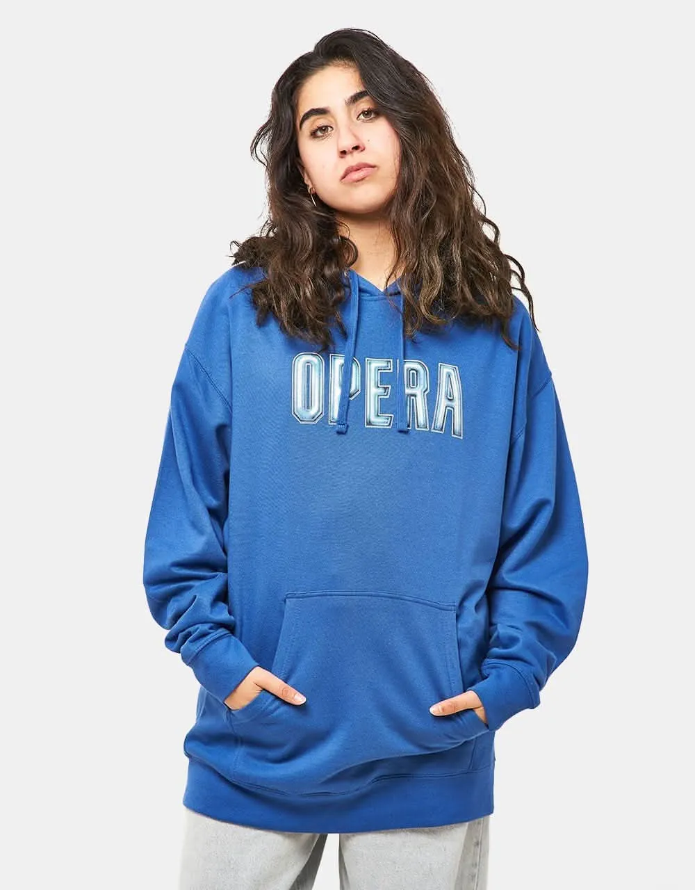 Opera 3D Pullover Hoodie - Royal Blue