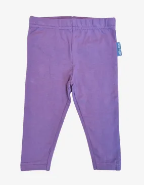 Organic Purple Basic Leggings