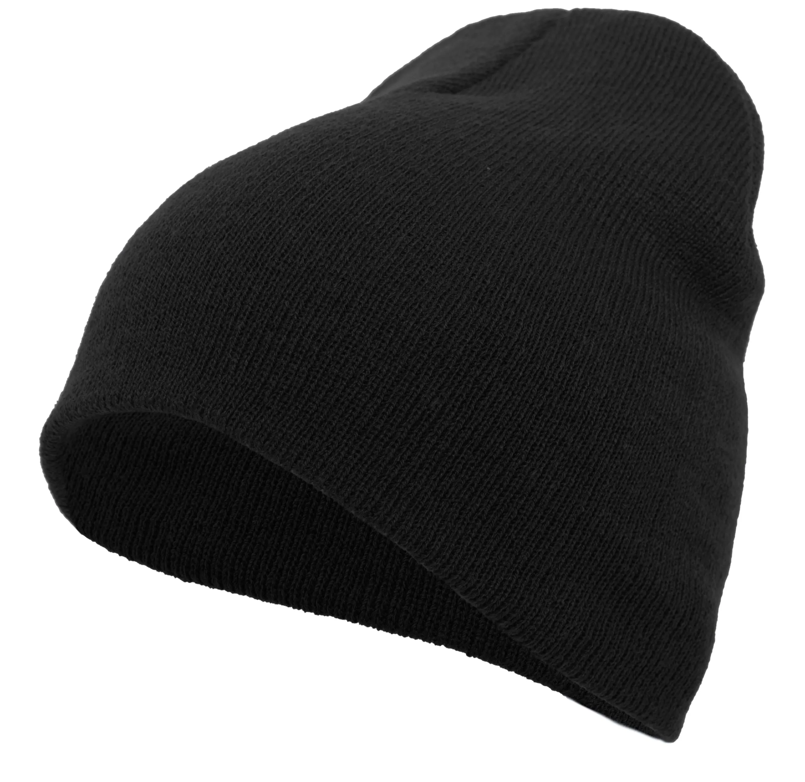 Pacific Headwear Basic Knit Beanie - Black