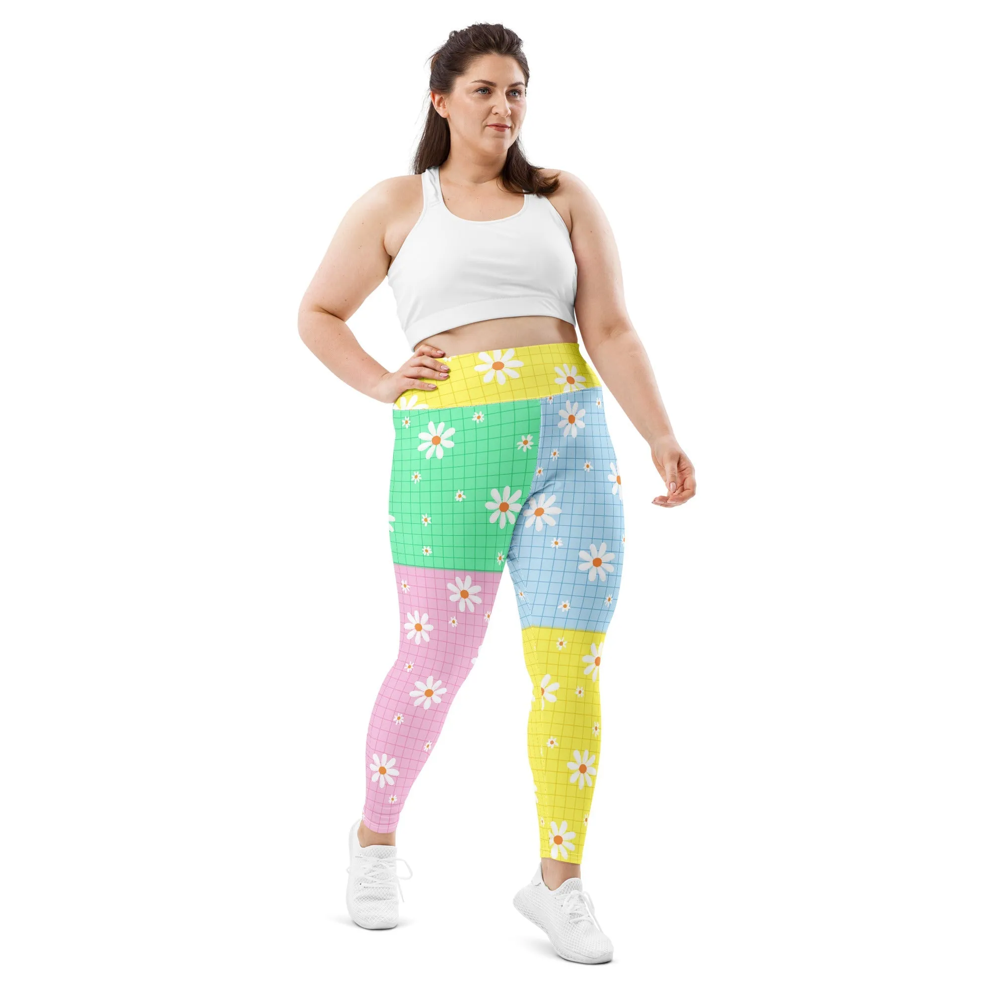 Pastel Patches Plus Size Leggings