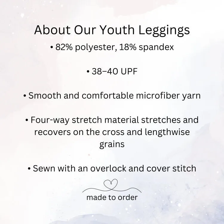 Patriotic Blue Youth Leggings