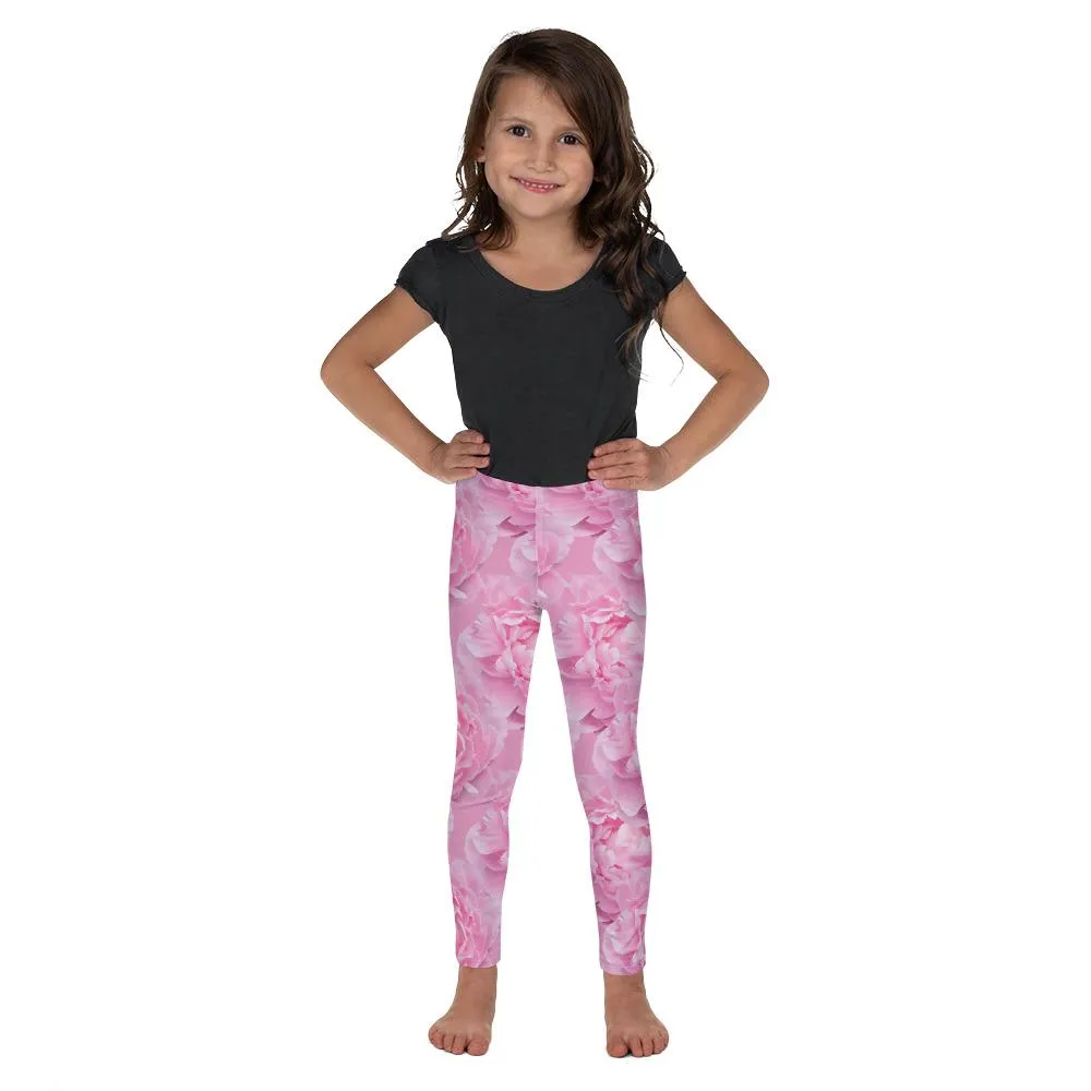 Peony Flower Kid's Leggings