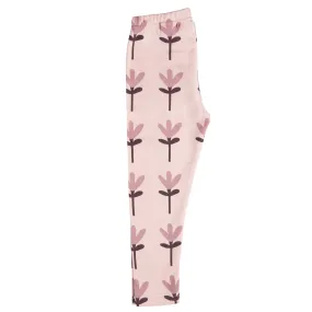 Pigeon Organics - Pink tulip leggings