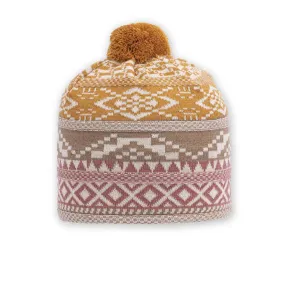 PISTIL ISABETTA PATTERN BEANIE ROSE - WOMENS