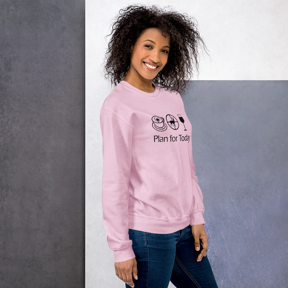 Plan for Today Unisex Cozy Sweatshirt