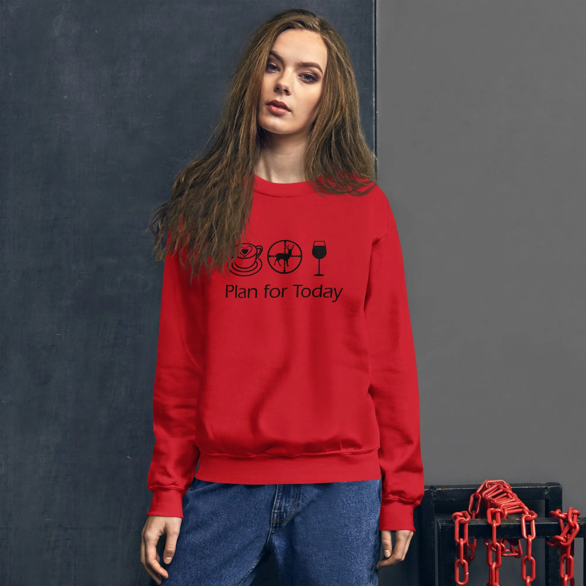 Plan for Today Unisex Cozy Sweatshirt