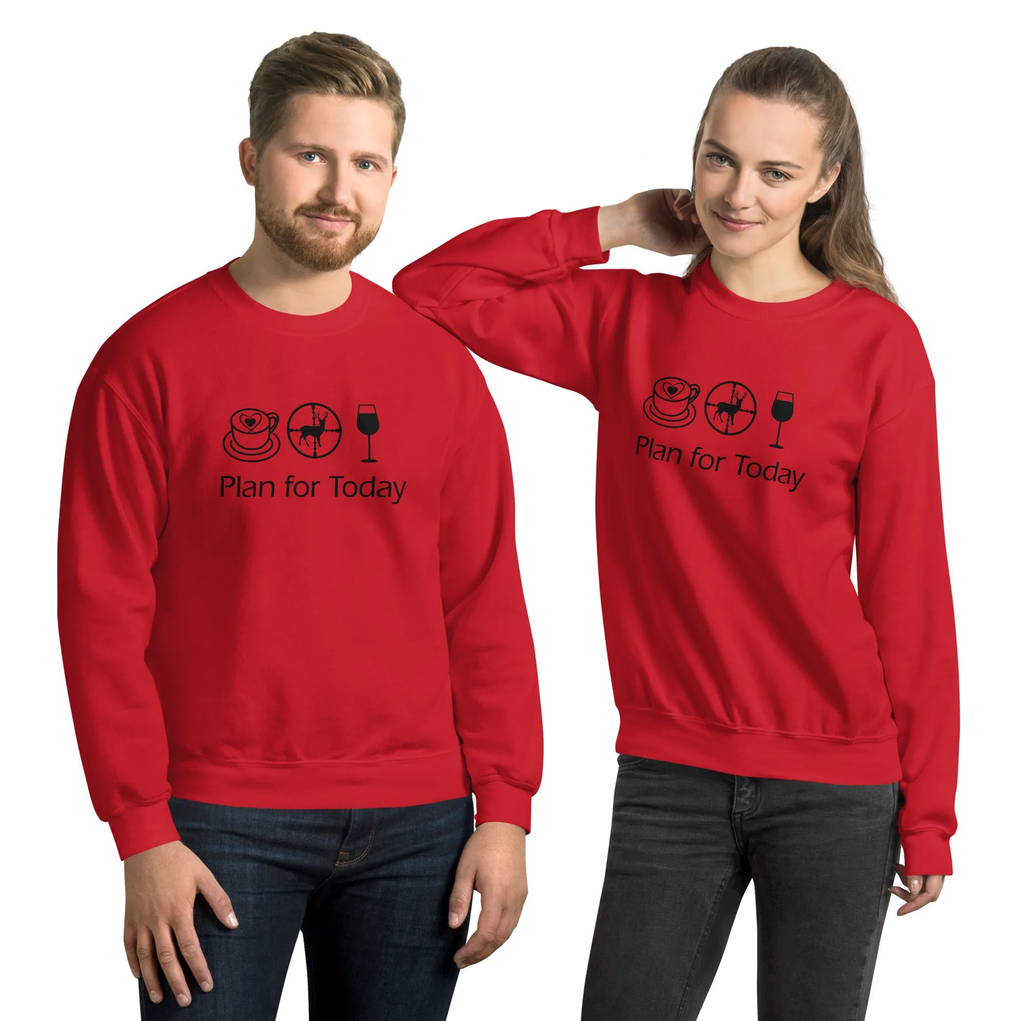 Plan for Today Unisex Cozy Sweatshirt