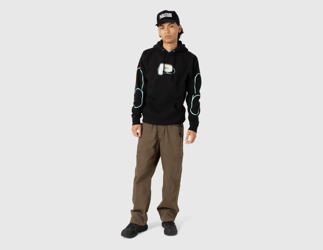 Pleasures Pixel Pullover Hoodie / Black