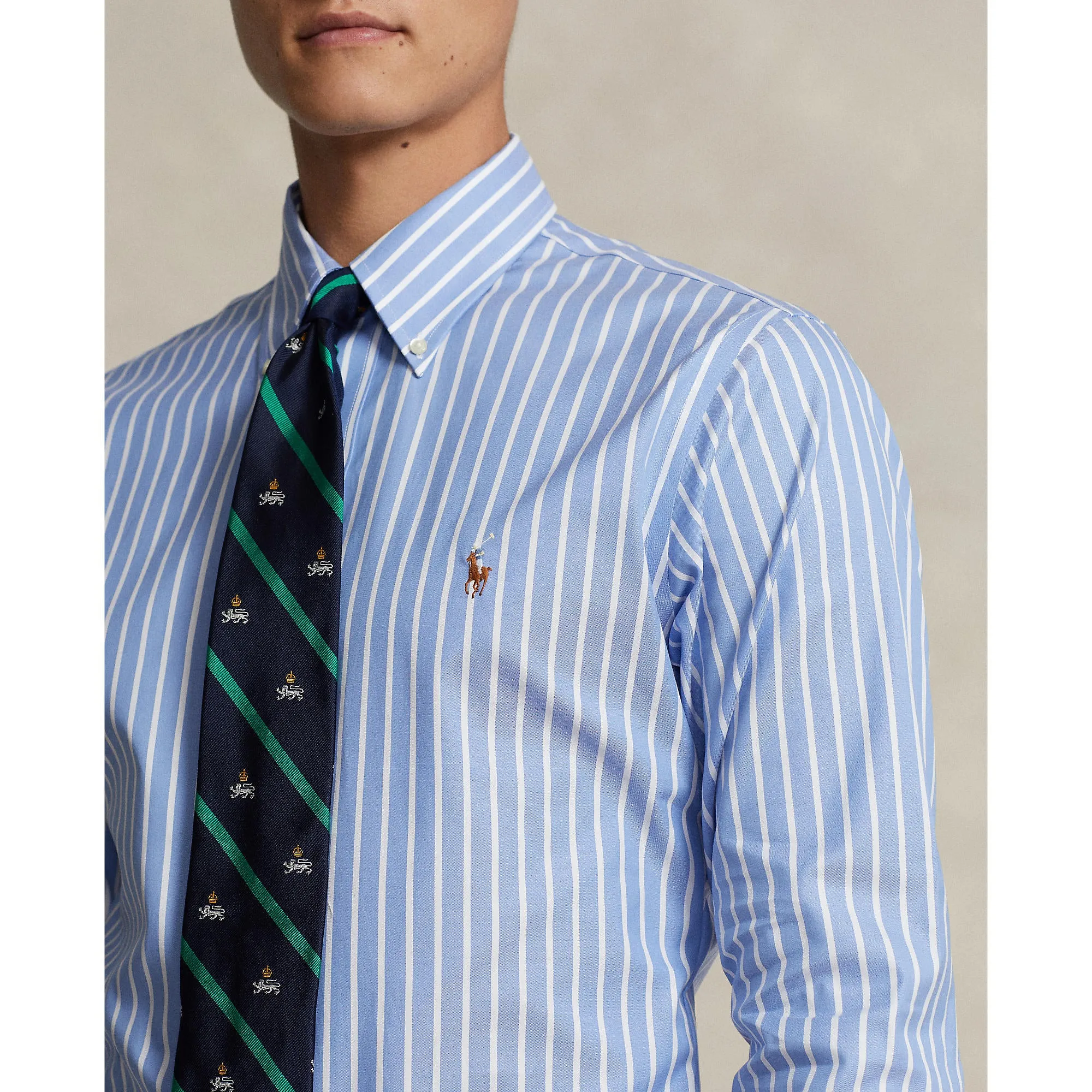 Polo Ralph Lauren - Business Shirt - Stripe - Blue & White