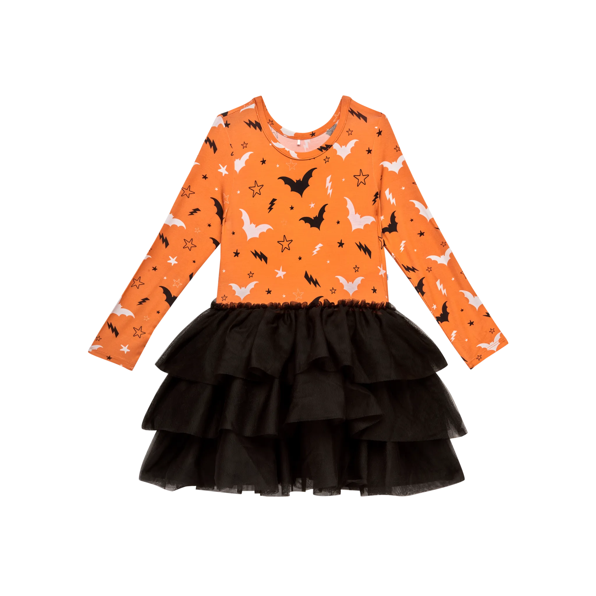 POS Hendrix Long Sleeve Halloween Bat Tulle Tutu Dress