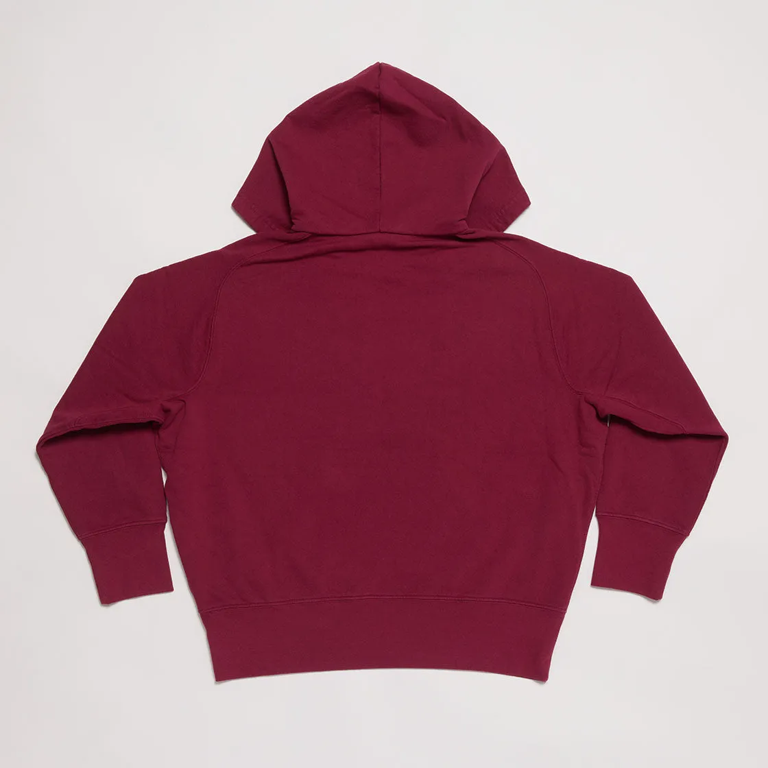 Pull-over Hooded Sweatshirt (Wine)