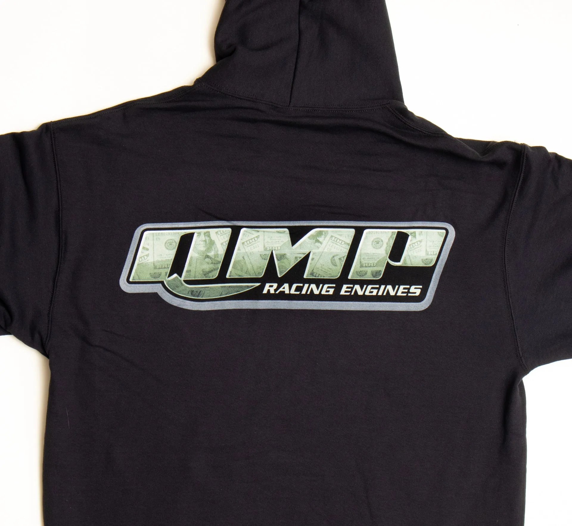 QMP Racing Engines "$100 Bill" Hoodie - Pull Over Hooded Sweatshirt