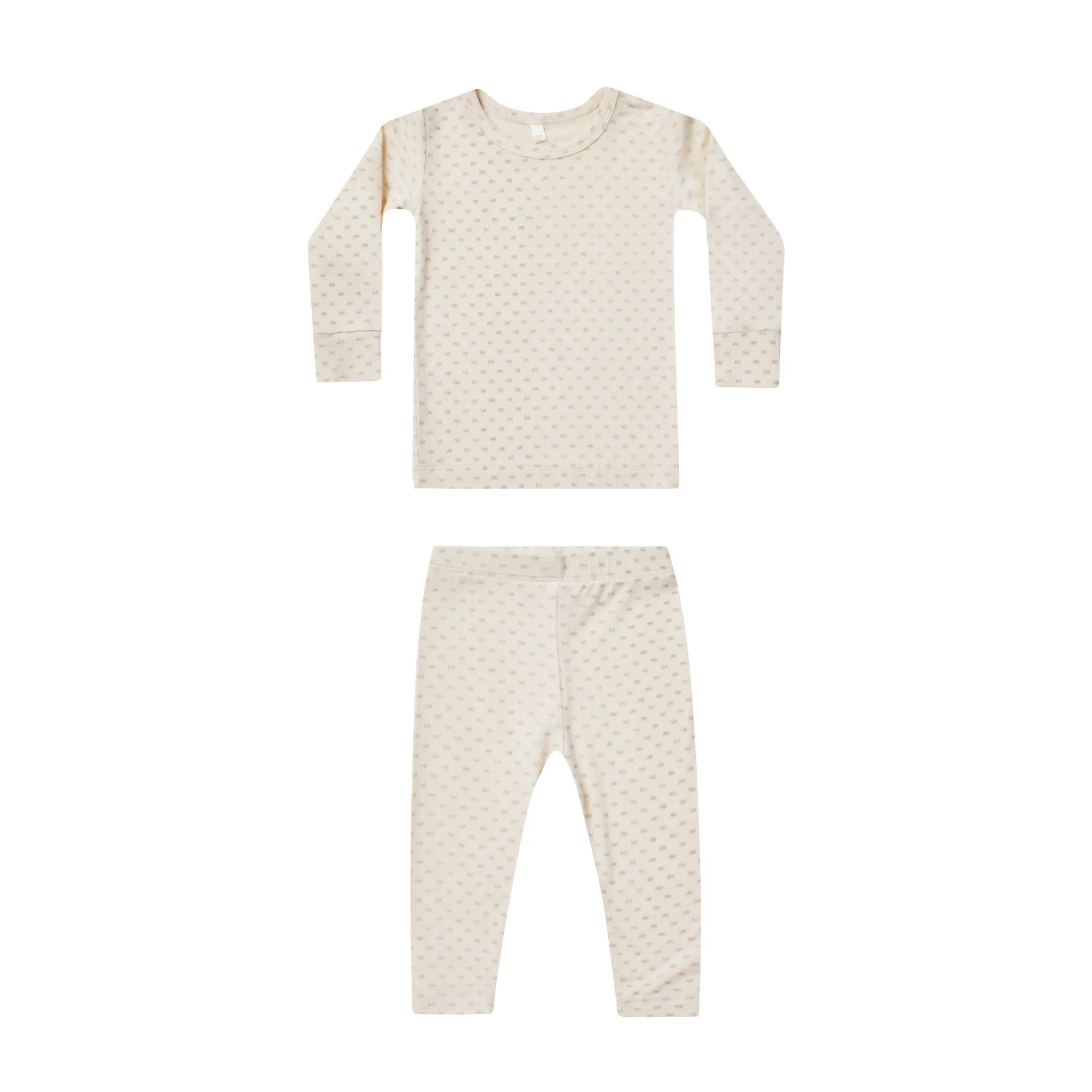 QUINCY MAE - Bamboo Pajama Set | Oat Check