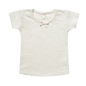 Quincy Mae Pebble Pointelle Baby Tee