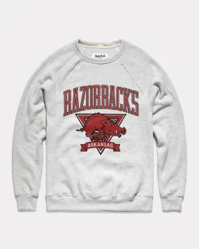 Razorbacks Showcase Ash Crewneck