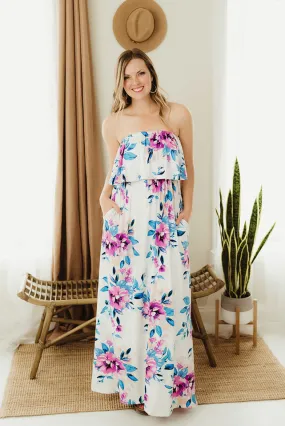 Ruffle Tube Maxi