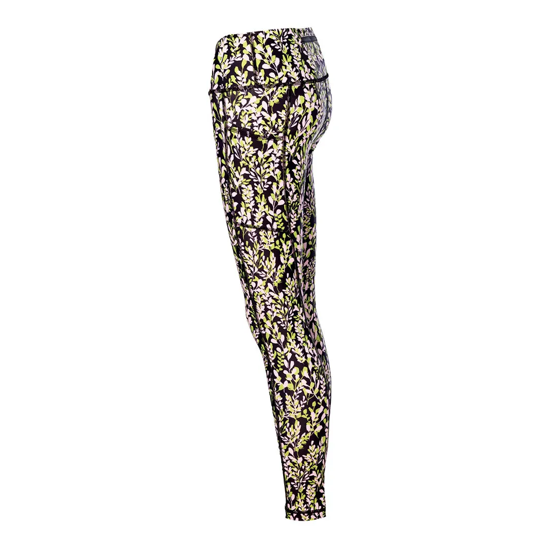 Sale Unisex Leggings | Green Leaves