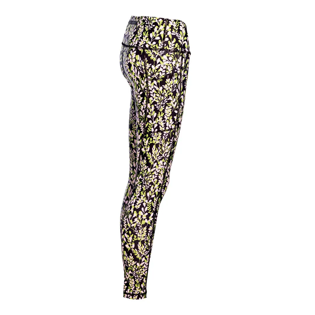 Sale Unisex Leggings | Green Leaves