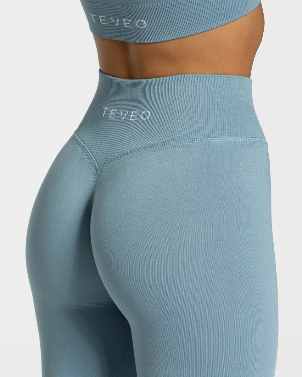 Sensation Leggings "Stahlblau"