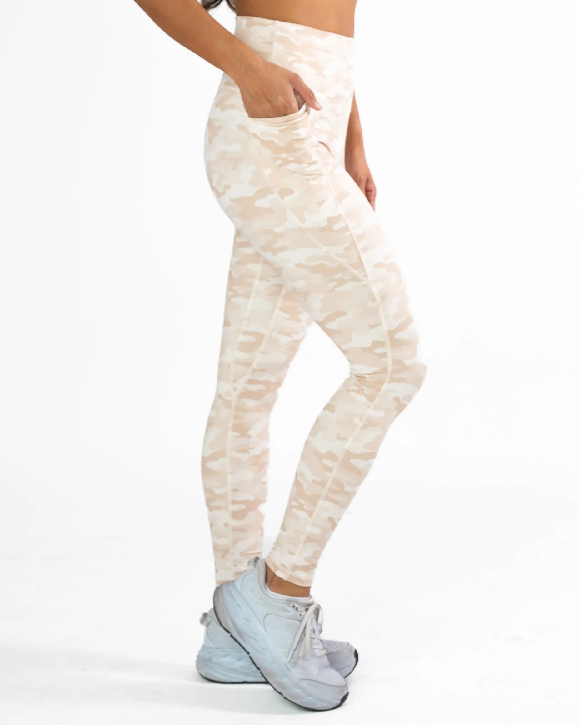 Shakti Leggings (27 in. inseam) - Latte Camo