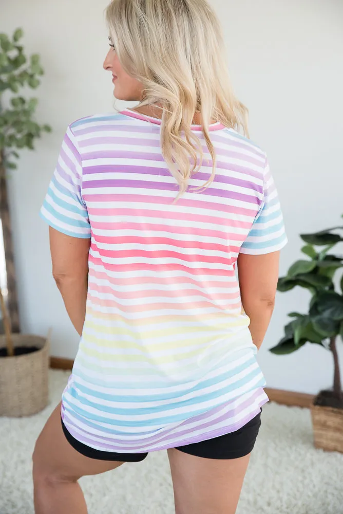 Sherbert Rainbow Top