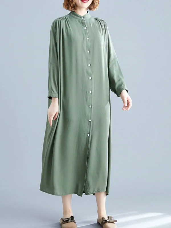 She's All Tiki Midi Shirt Dress