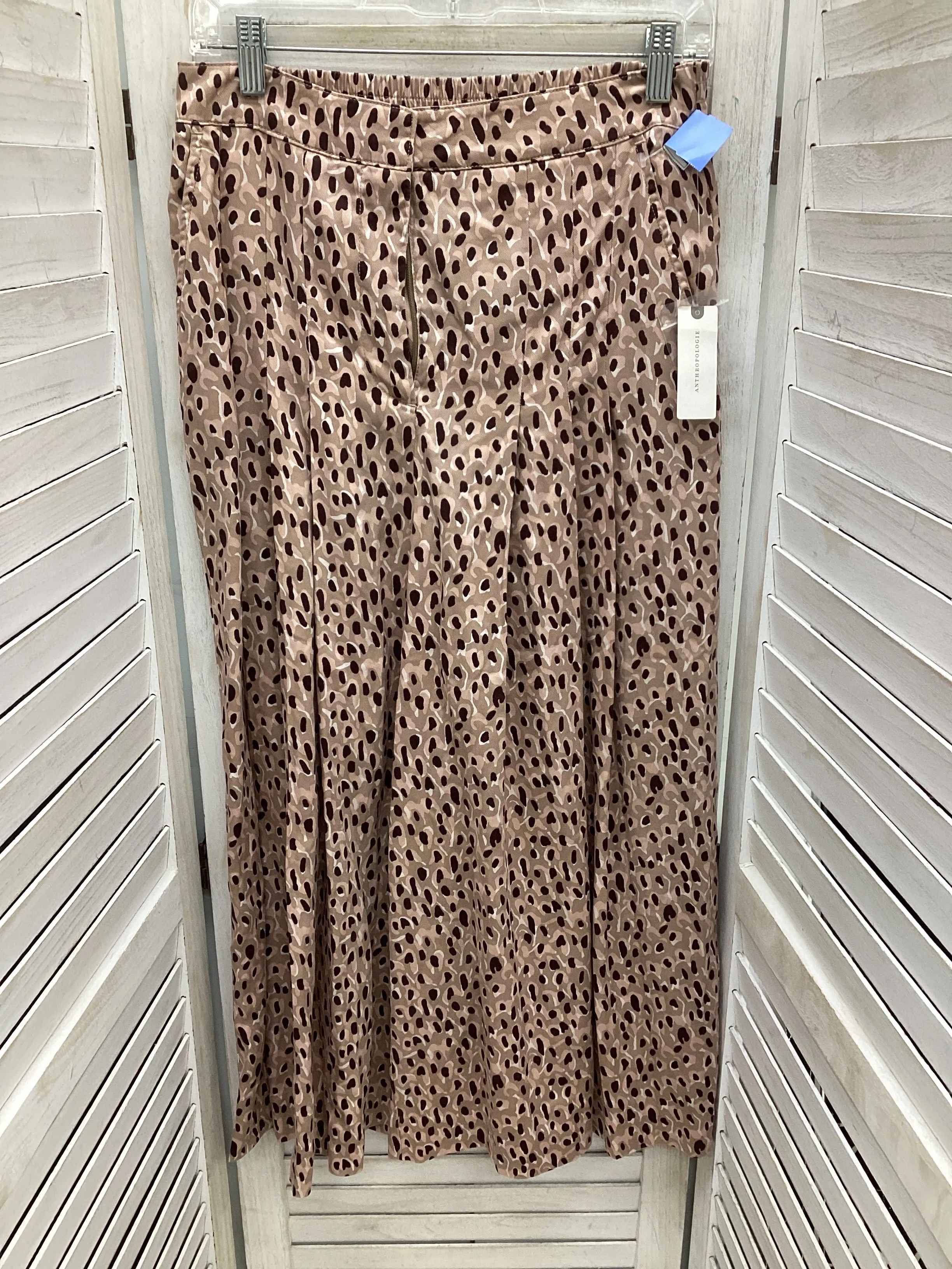 Skirt Maxi By Anthropologie In Animal Print, Size: S