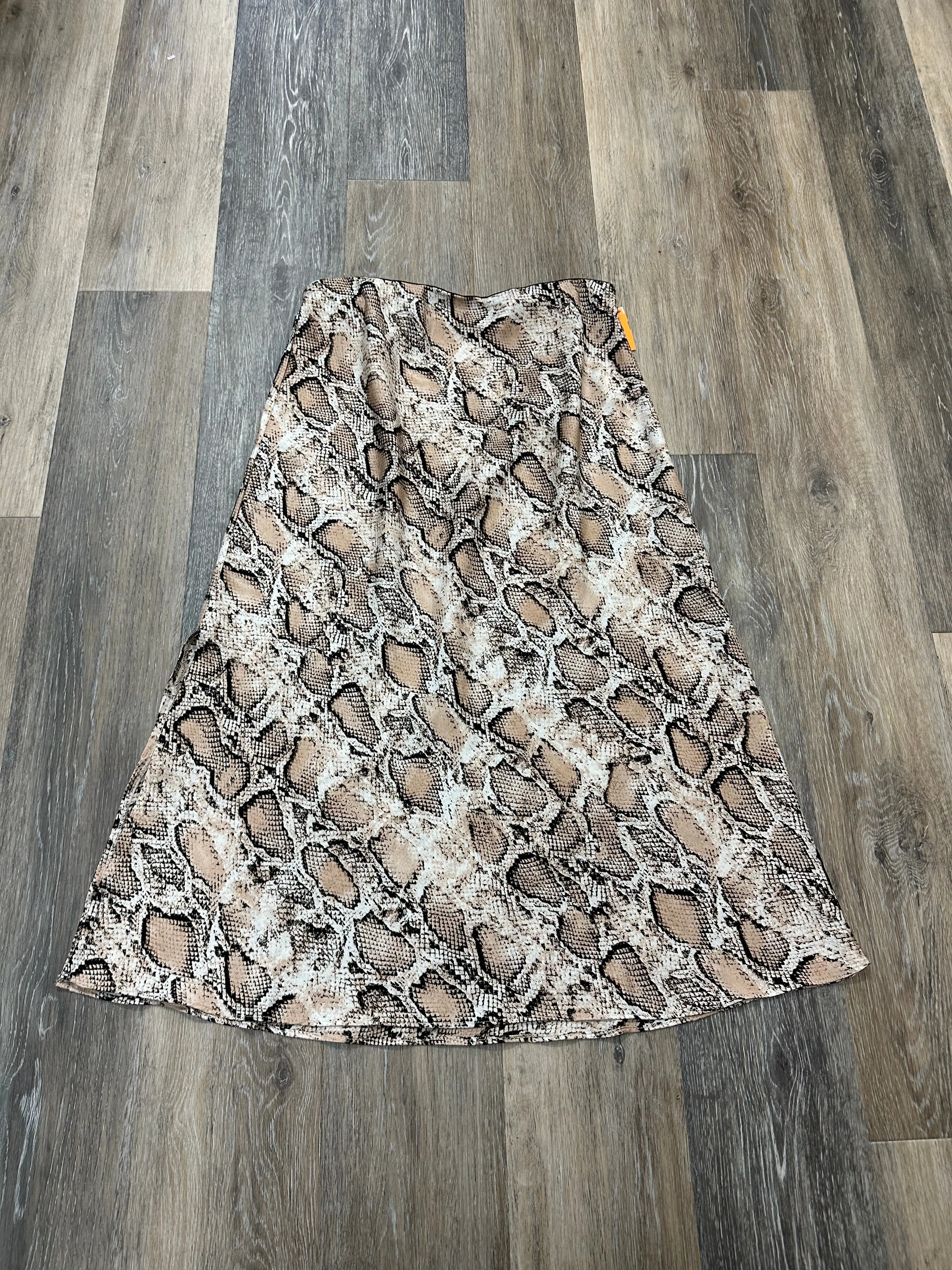 Skirt Maxi By Lucy Paris In Snakeskin Print, Size: M