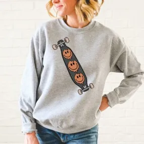 Smile Skateboard Sweatshirt